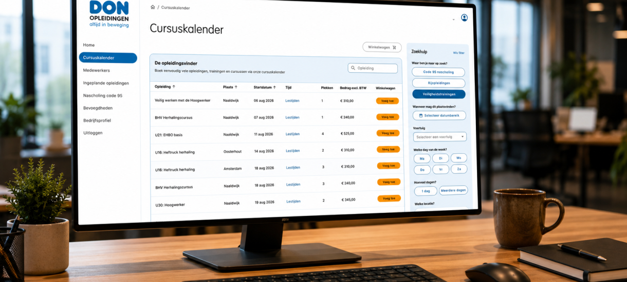 Ons gratis, online opleidingsportaal