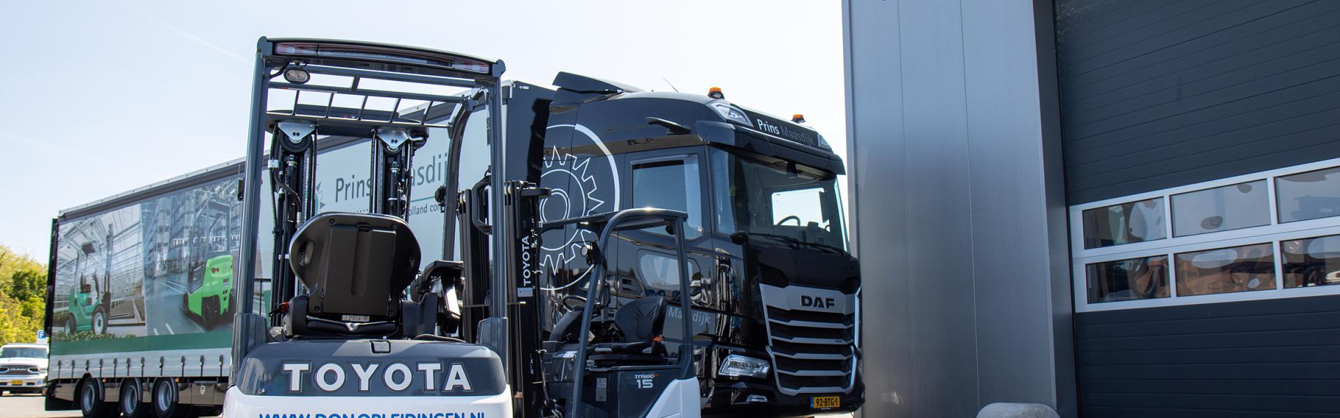 DON Opleidingen verwelkomt twee nieuwe heftrucks